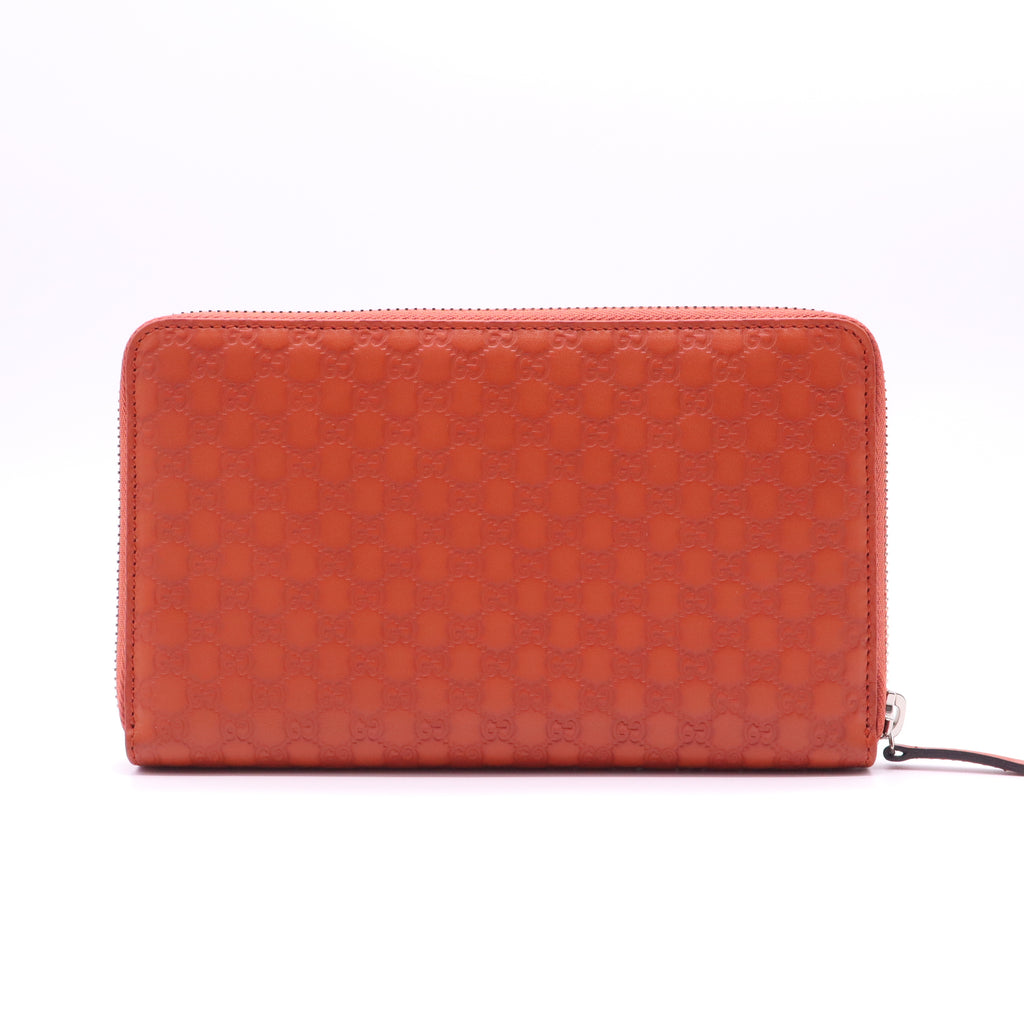 Gucci Microguccissima Zip Around Wallet W21571