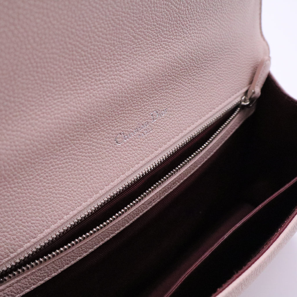 Grained Calfskin Medium Diorama Flap Bag