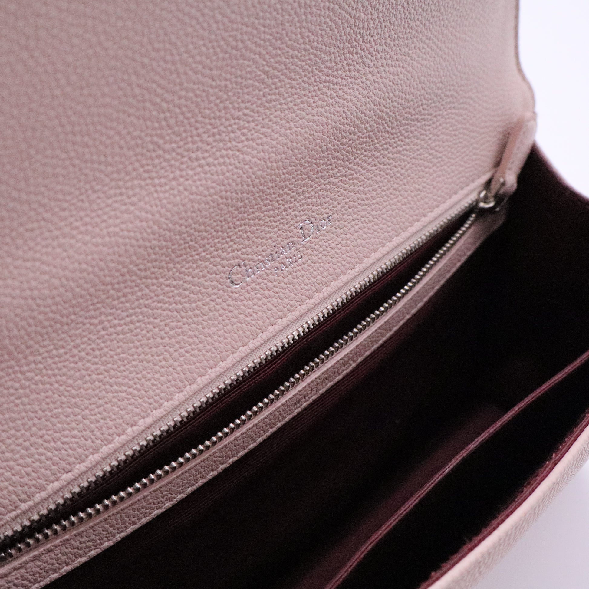 Grained Calfskin Medium Diorama Flap Bag