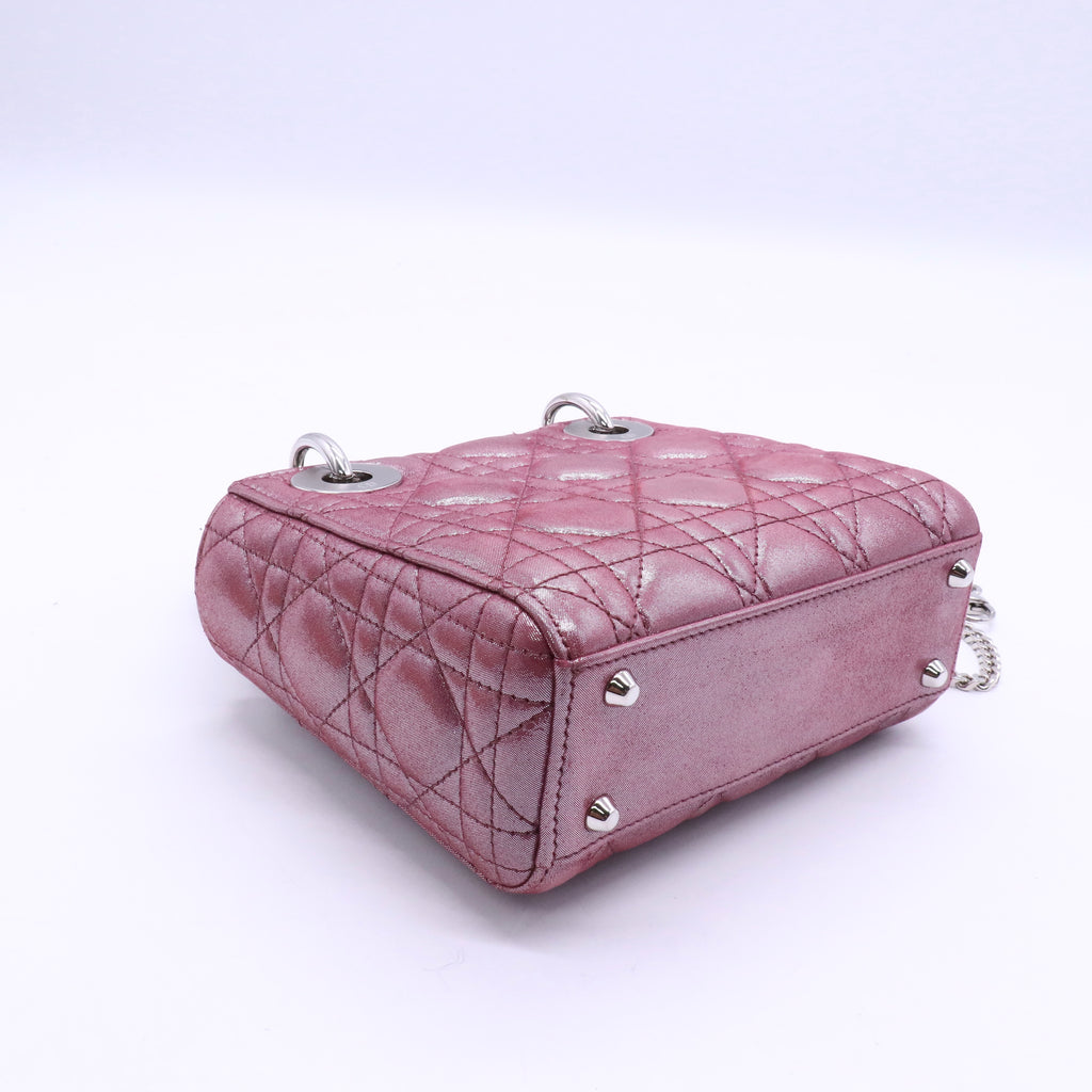 Mini Lady Dior Cannage Lambskin Shoulder Bag Twins LDJ3617