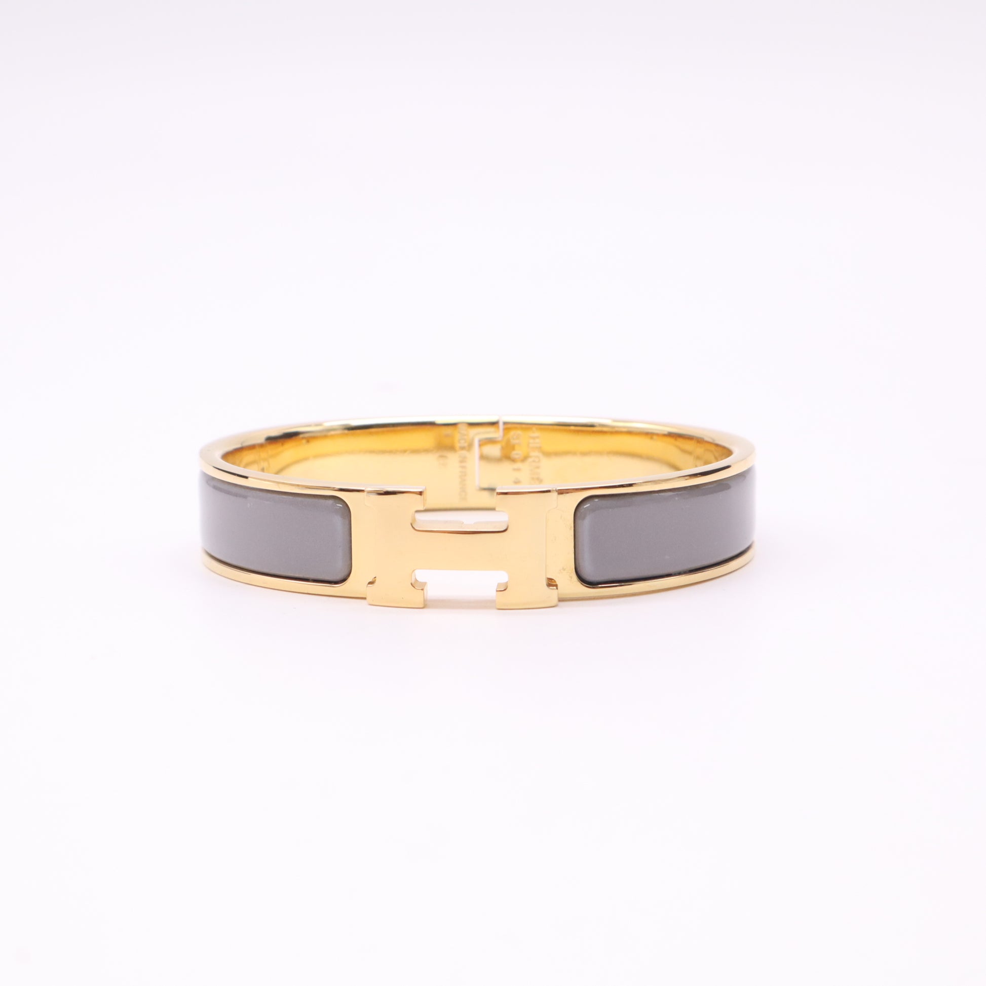 Clic H Enamel Gold Plated Bracelet W22505