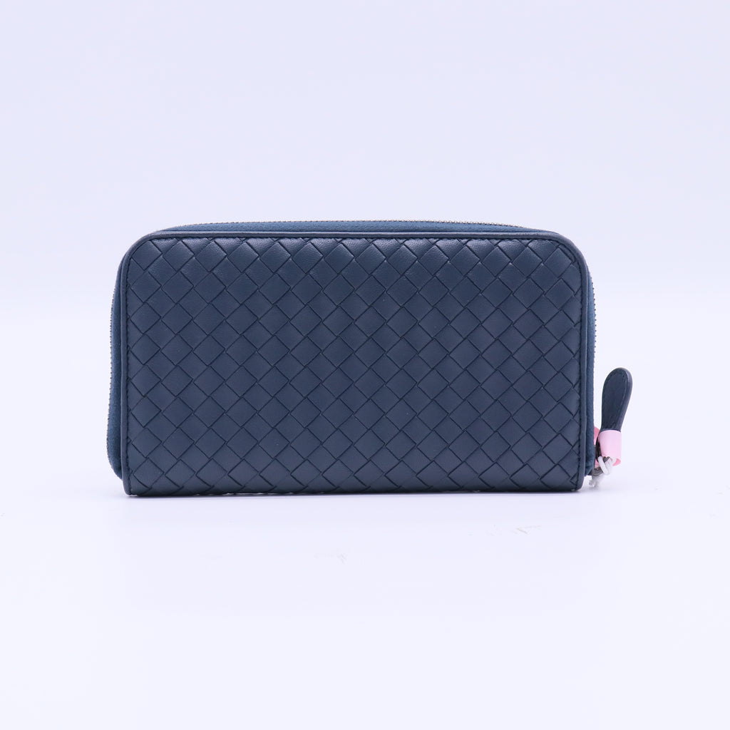 Zip Around Wallet Intrecciato Nappa Long Twins LDJ4149