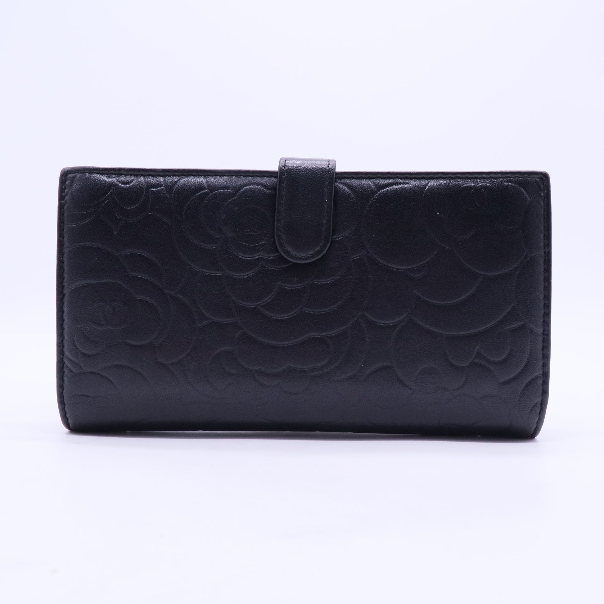 Chanel Camellia Long Flap Wallet W20332