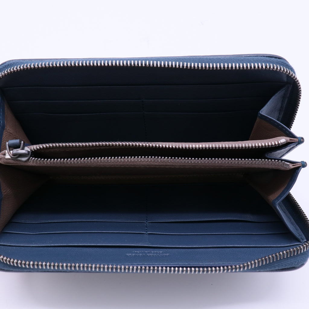 Zip Around Wallet Intrecciato Nappa Long Twins LDJ4149