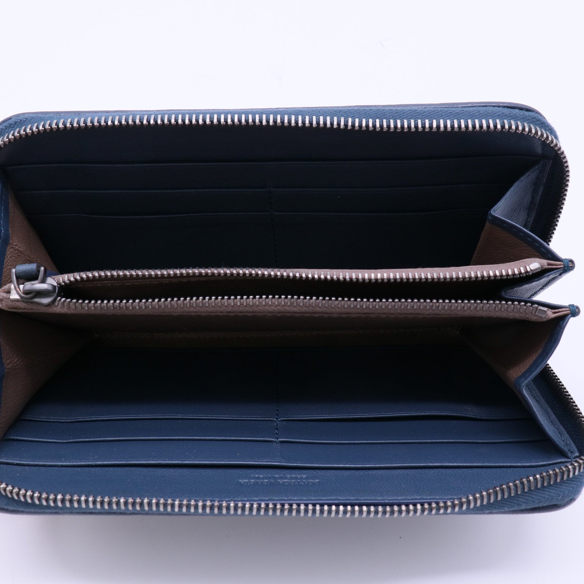Zip Around Wallet Intrecciato Nappa Long Twins LDJ4149