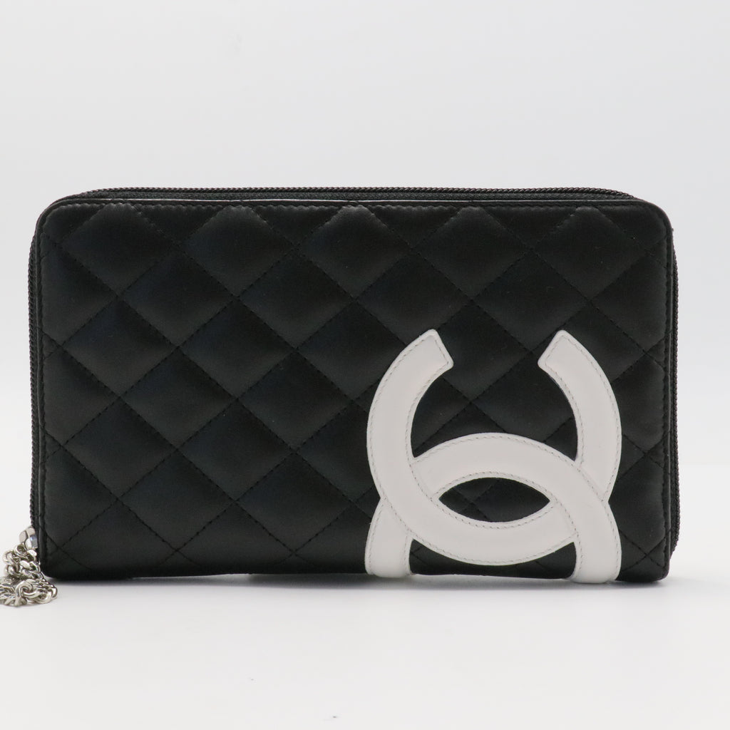 Cambon Zip Around Organizer Wallet Quilted