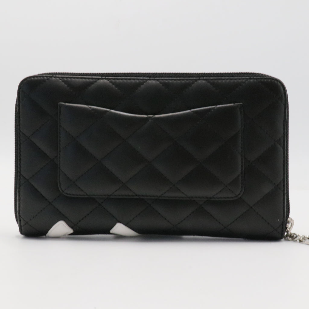 Cambon Zip Around Organizer Wallet Quilted