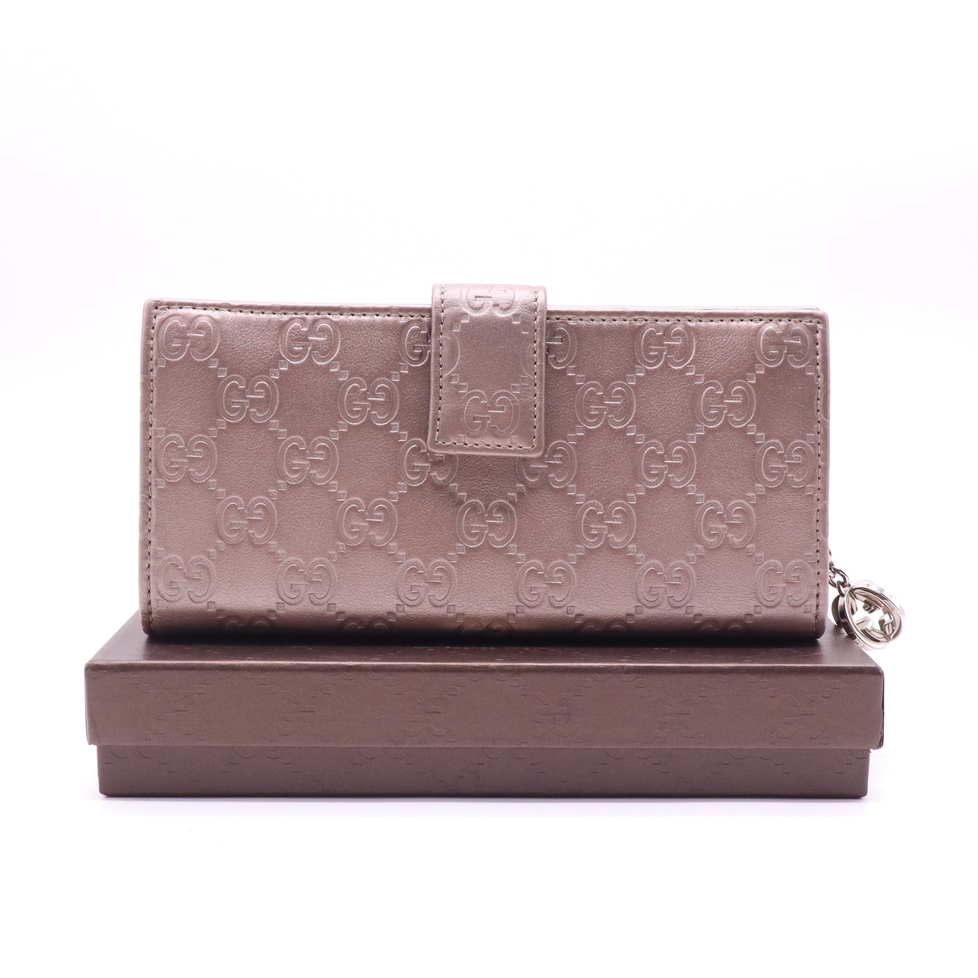 GG Signature Leather Continental Wallet W21463