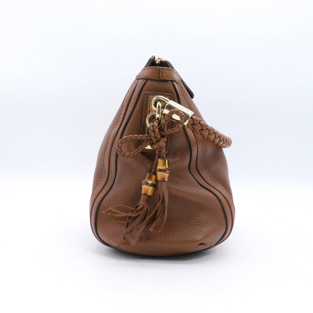 Brown Gucci Bella Shoulder Bag twins