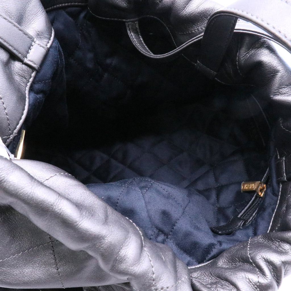 22 Chain Backpack Quilted Calfskin Large Twins LDJ3634