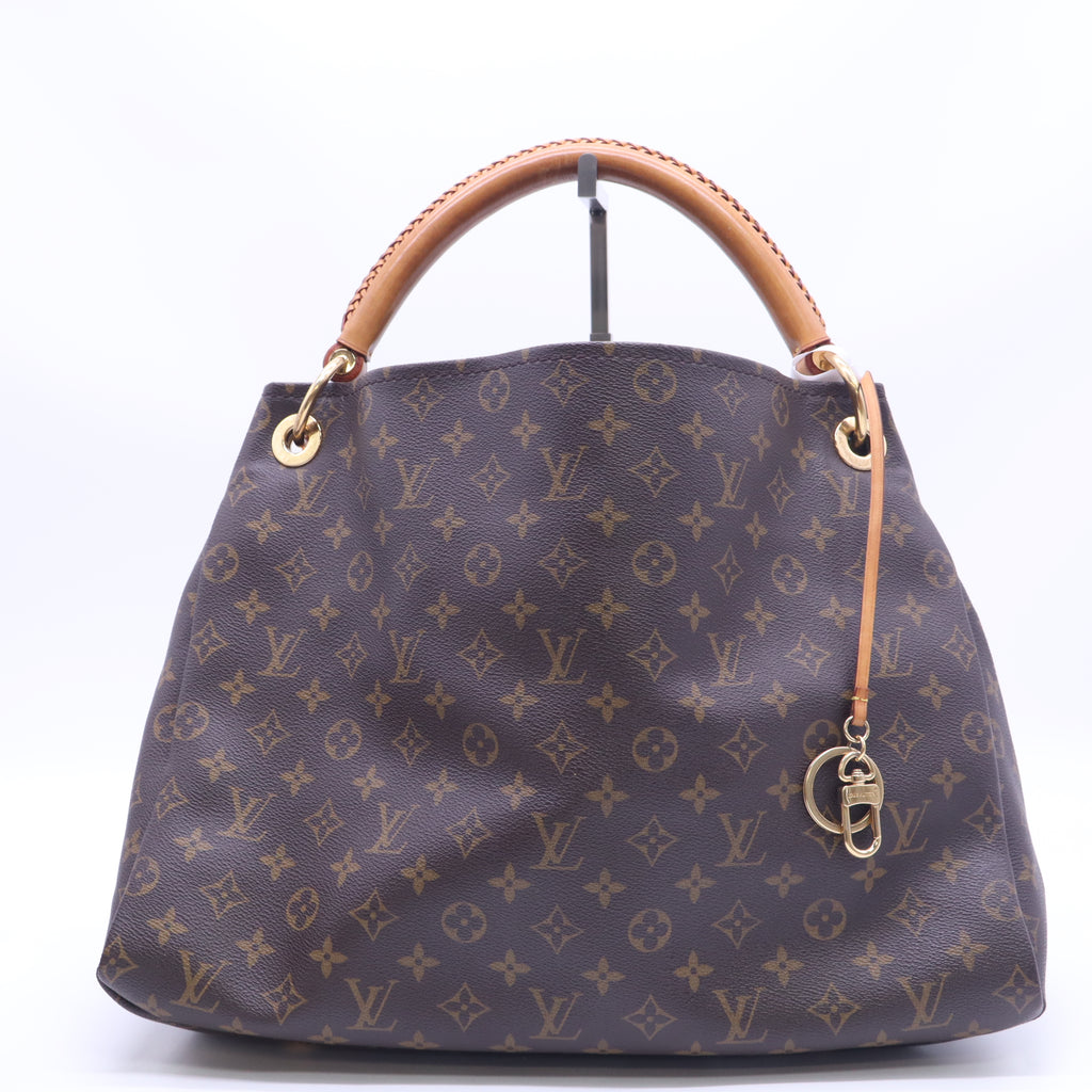 Artsy Handbag Monogram Canvas MM Twins B24058