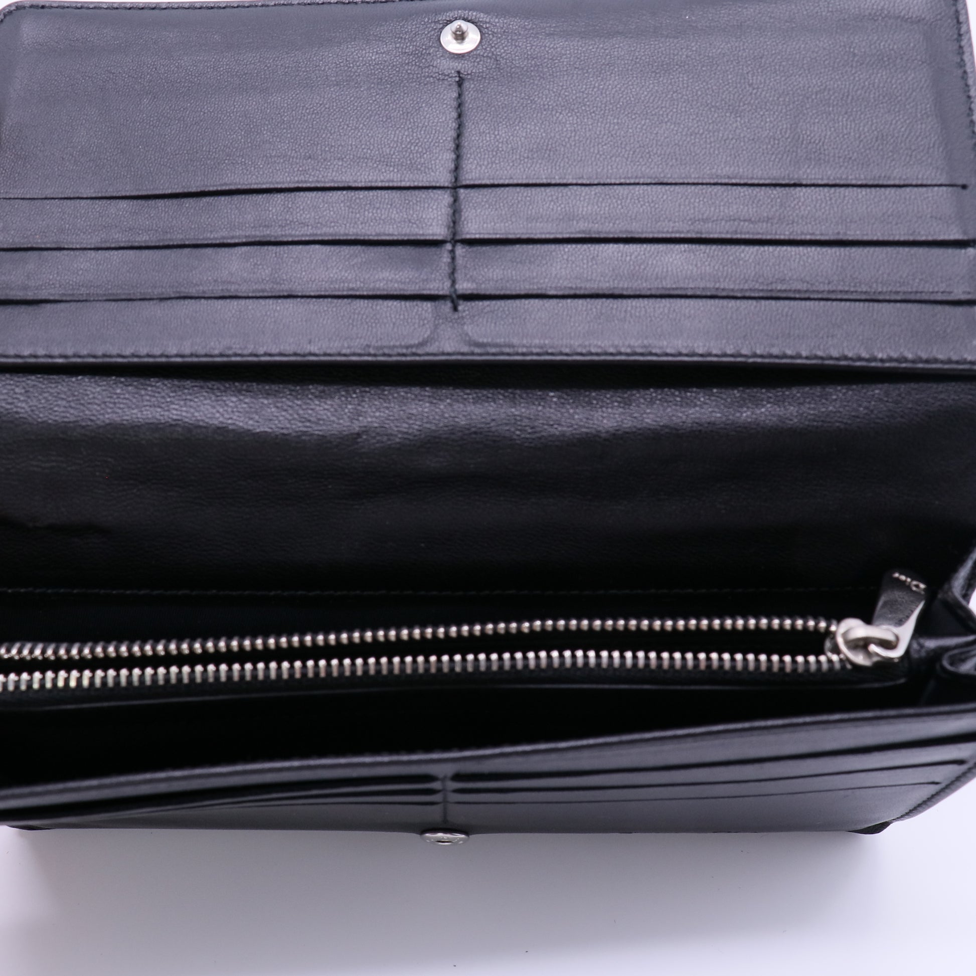 Lady Dior Zip Around Wallet Cannage Quilt Lambskin Long Twins LDJ4135