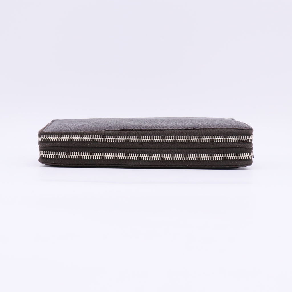 Gucci Diamante Travel Organizer Double Zip Around Wallet twins W23043