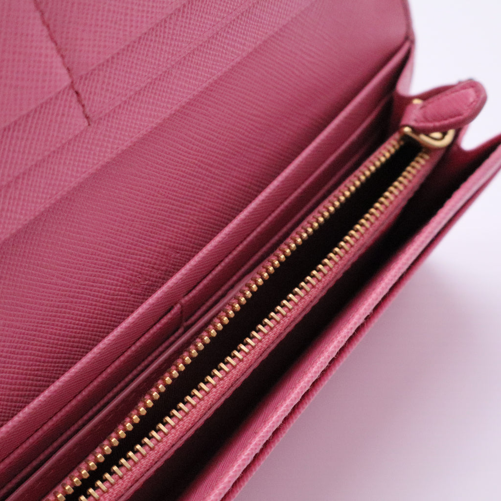 Saffiano Pink Wallet
