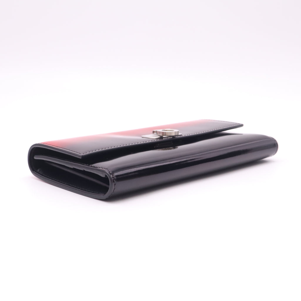 Gancini Continental Wallet in Patent Leather W22630