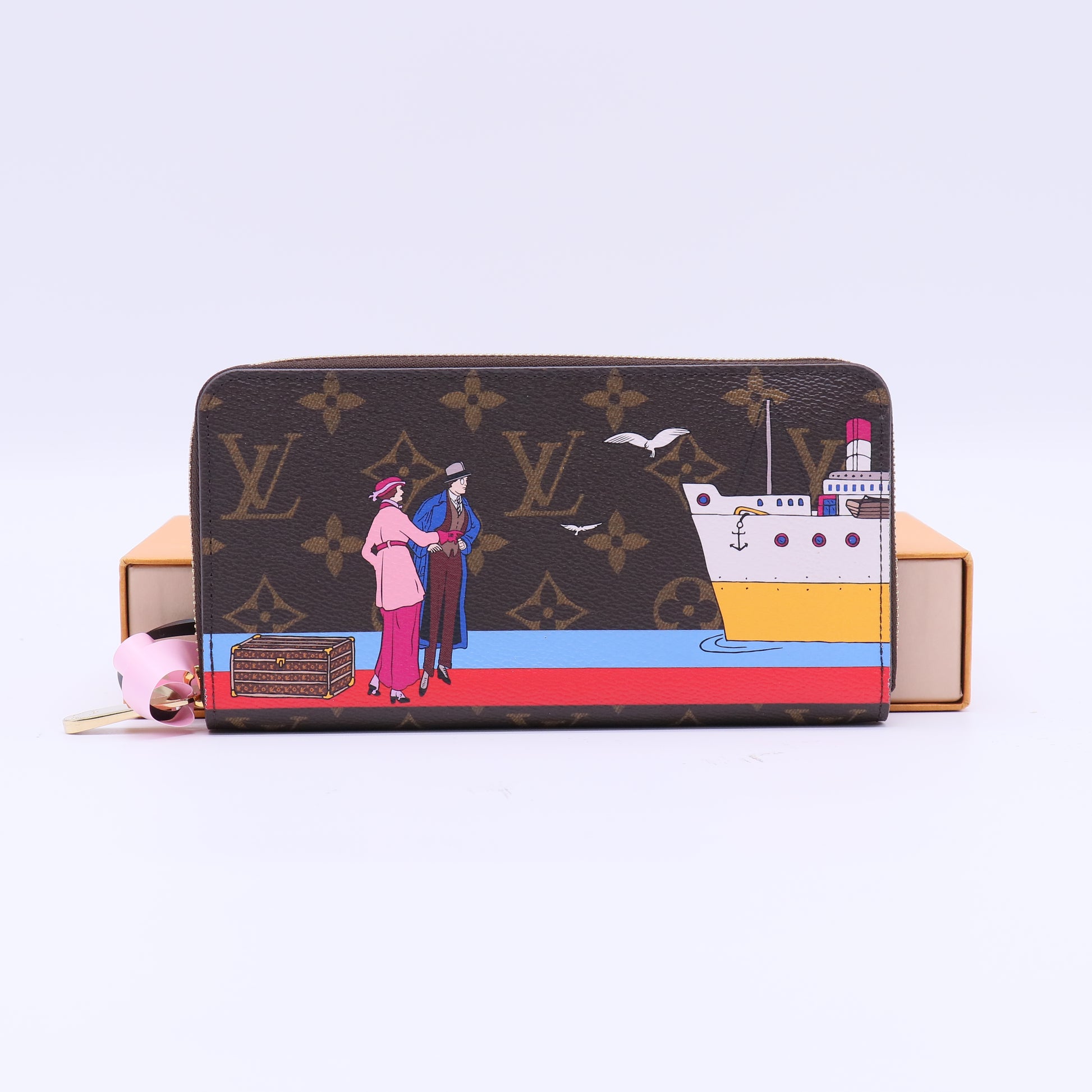 Limited Edition Monogram Canvas Evasion Illustre Zippy Wallet Twins LDJ4147