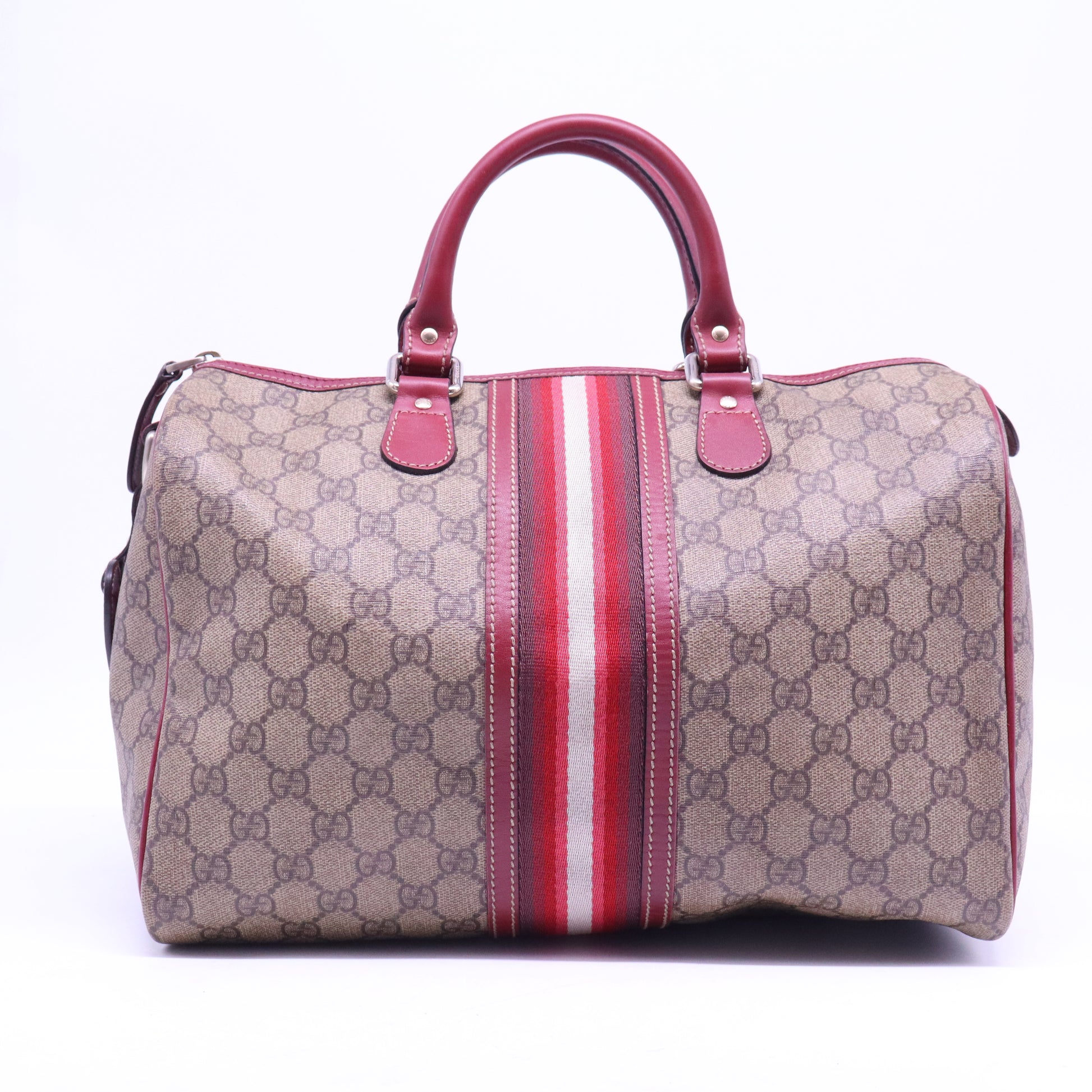 Ophidia Boston leather handbag