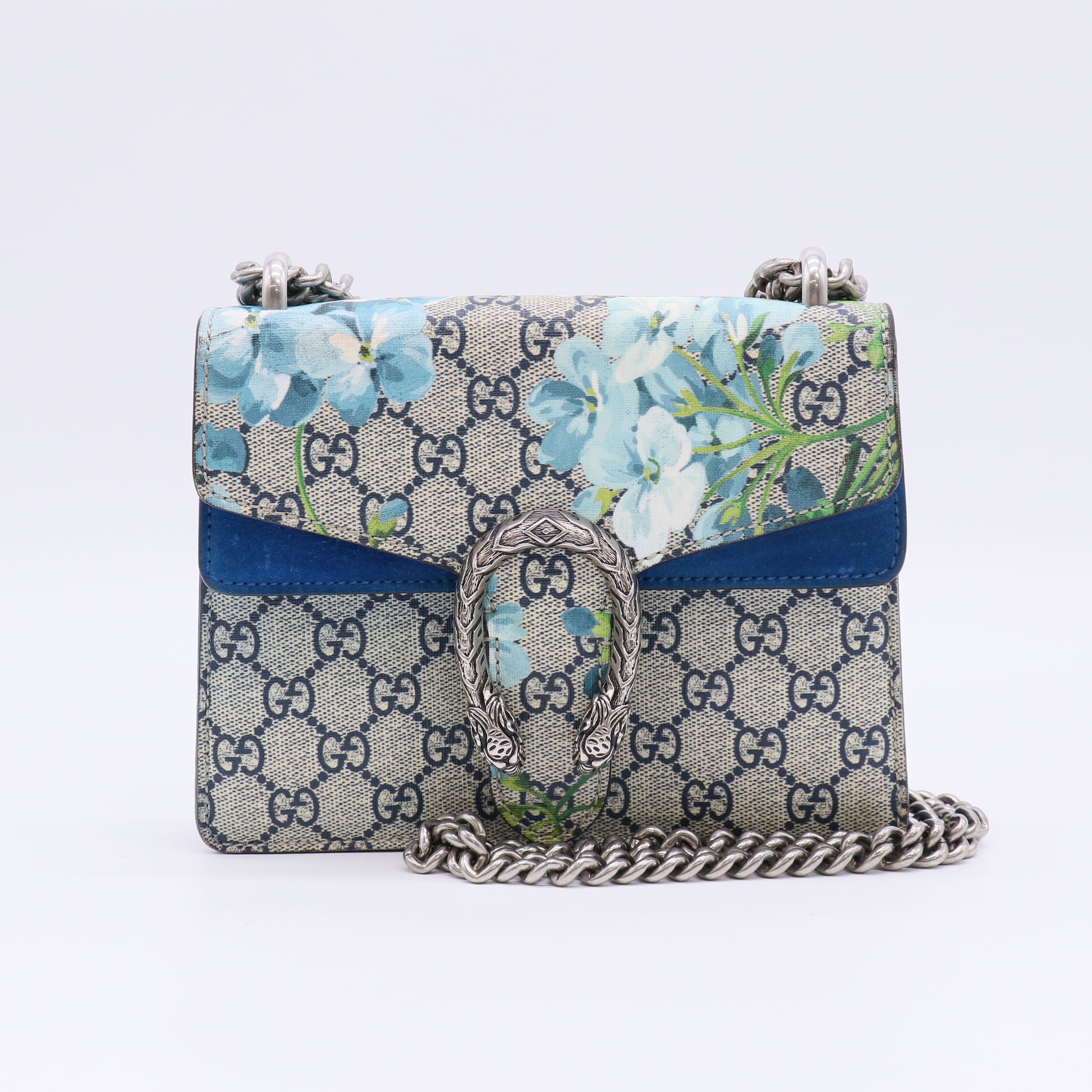 Gucci GG Supreme Monogram Blooms Mini Dionysus Shoulder Bag B23277