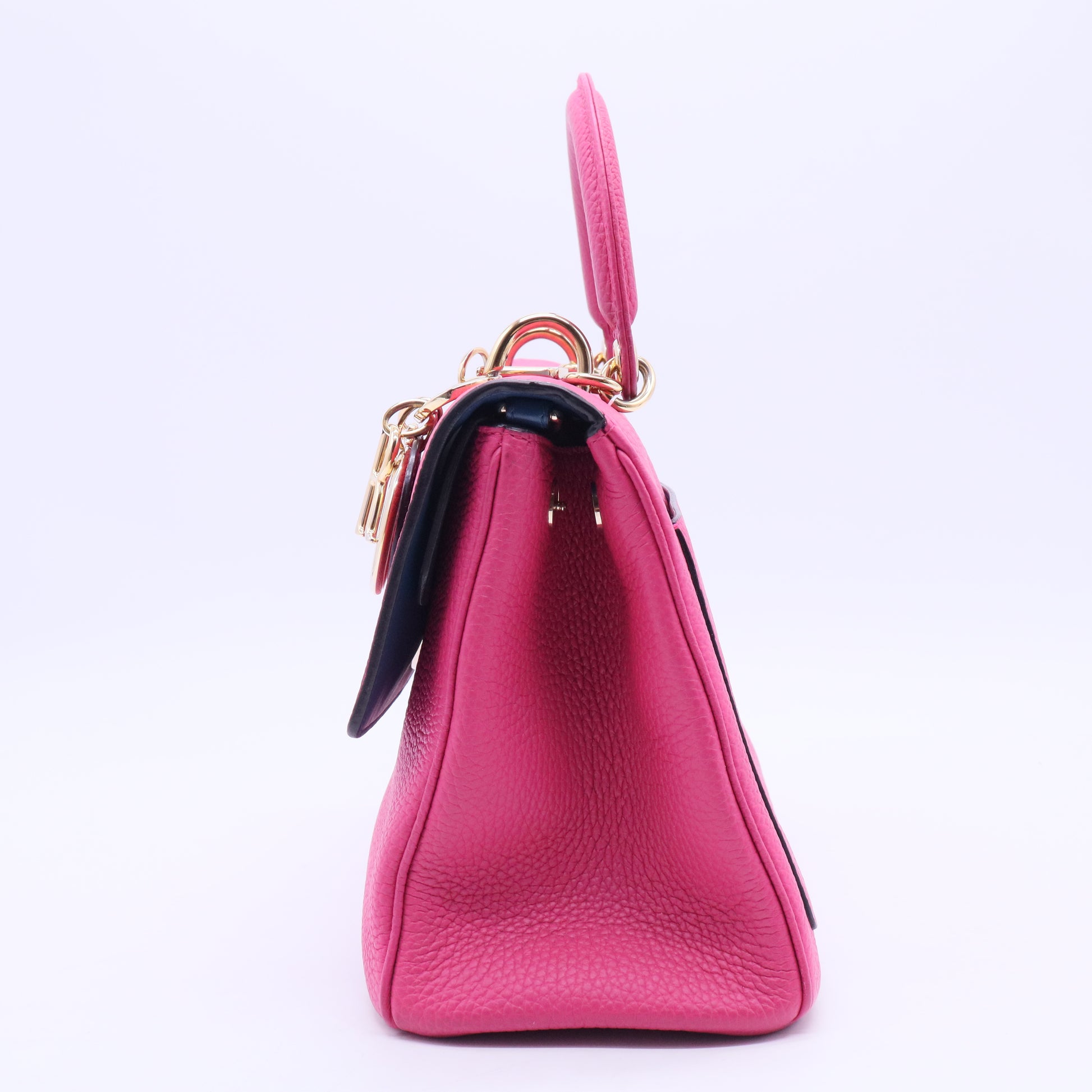 Be Dior Bag Pebbled Leather Small B20039