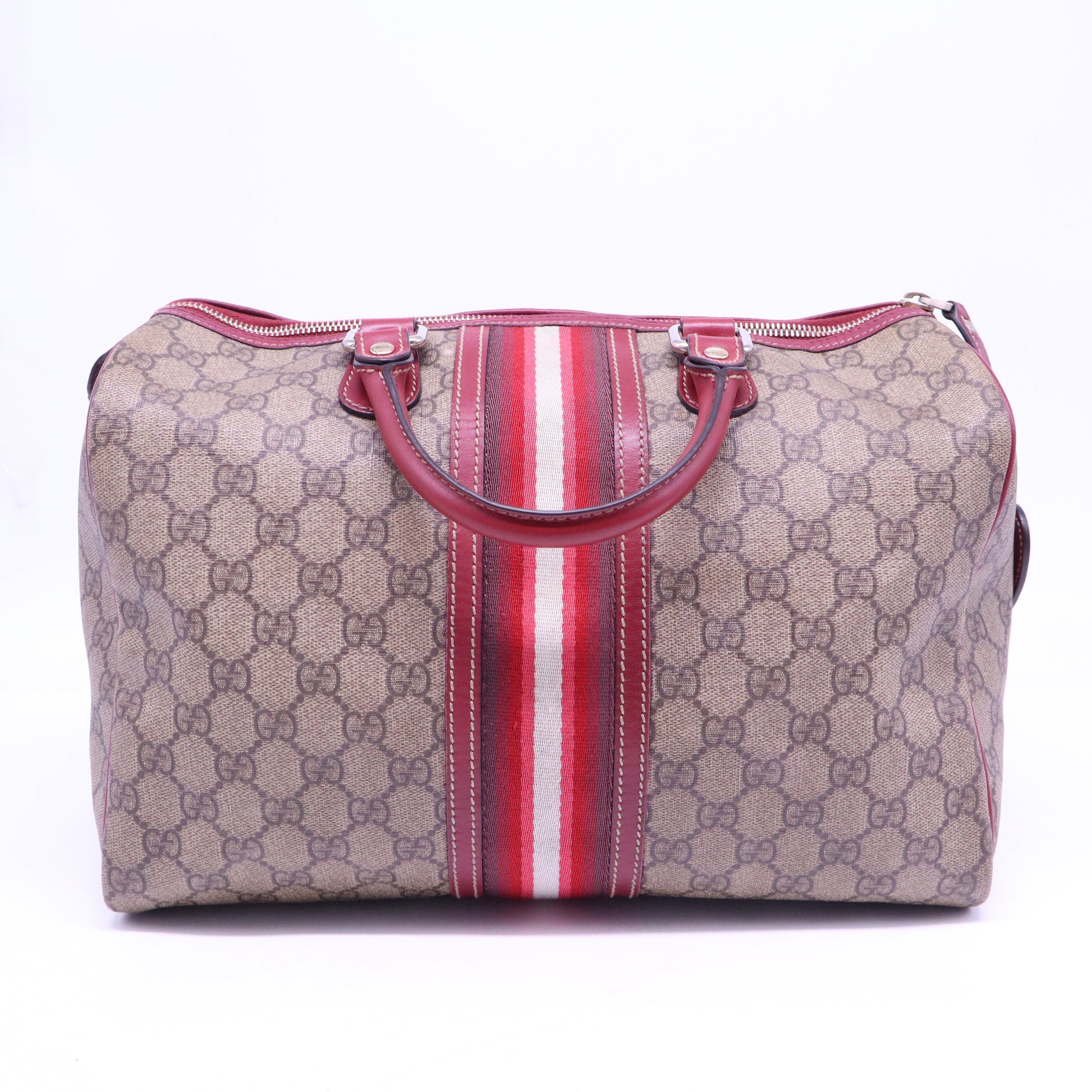 Ophidia Boston leather handbag