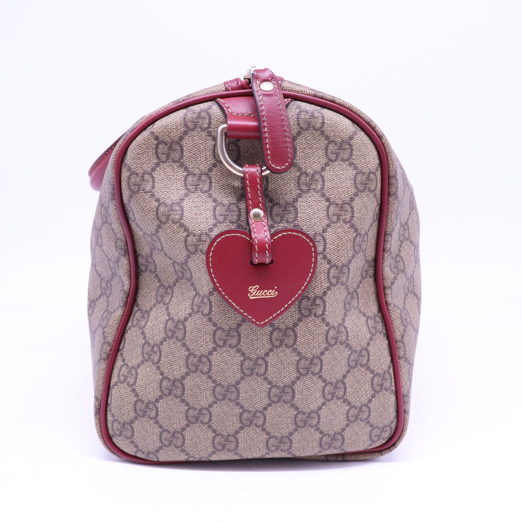 Ophidia Boston leather handbag