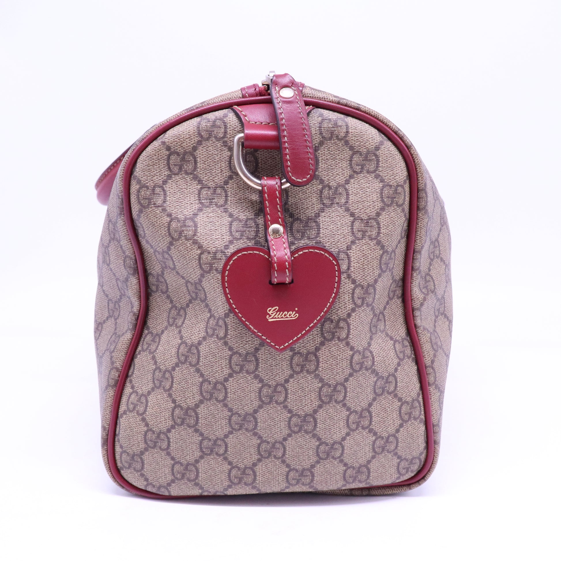 Ophidia Boston leather handbag