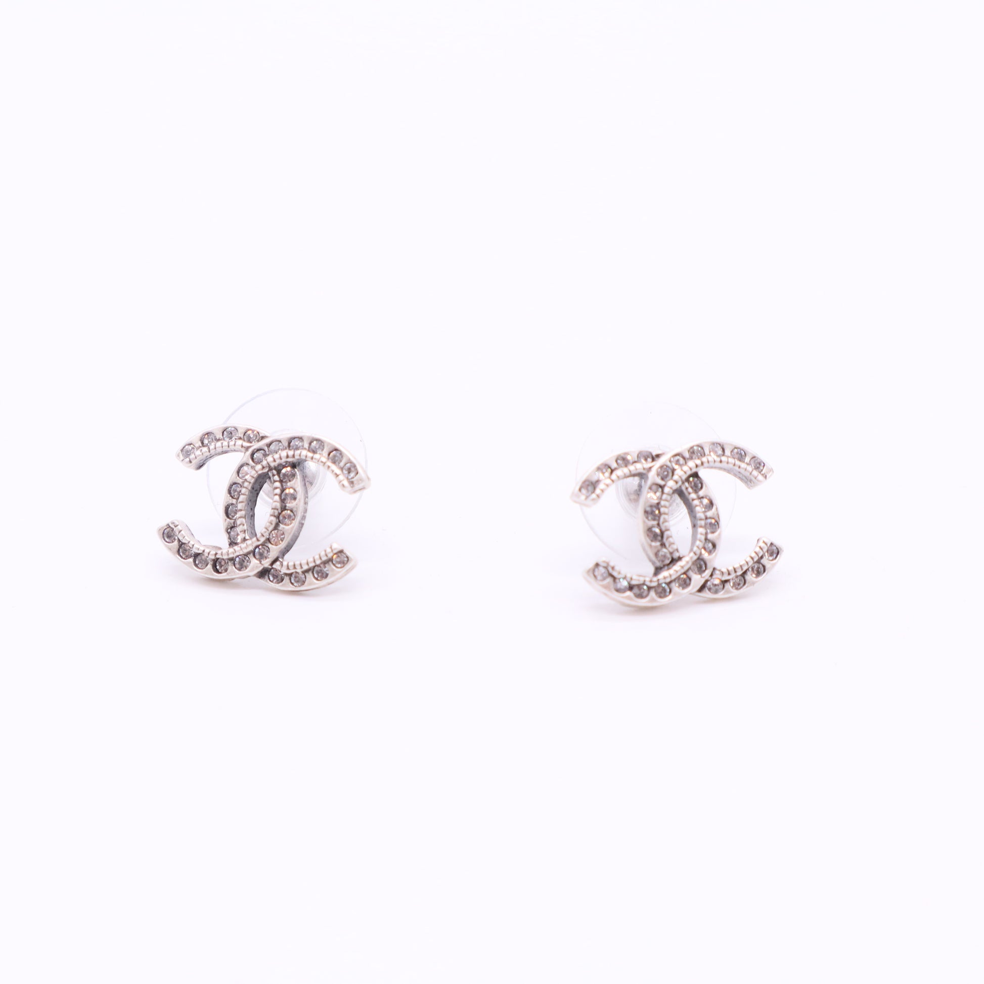 Ruthenium Crystal CC Earrings