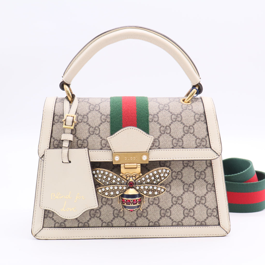 GG  Monogram Small Queen Margaret Top Handle Bag Twins LDJ3042