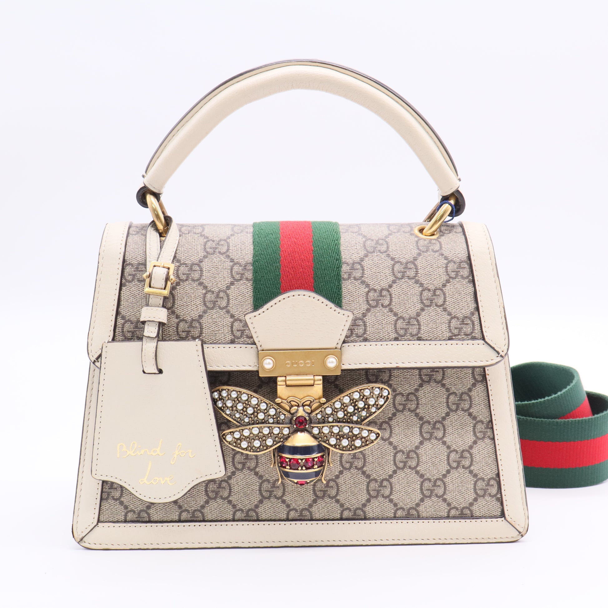 GG  Monogram Small Queen Margaret Top Handle Bag Twins LDJ3042