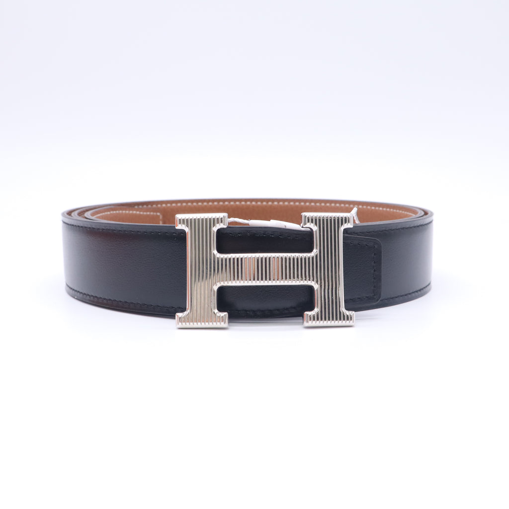 Hermès Reversible 32mm H Strié Belt twins LDZ1041