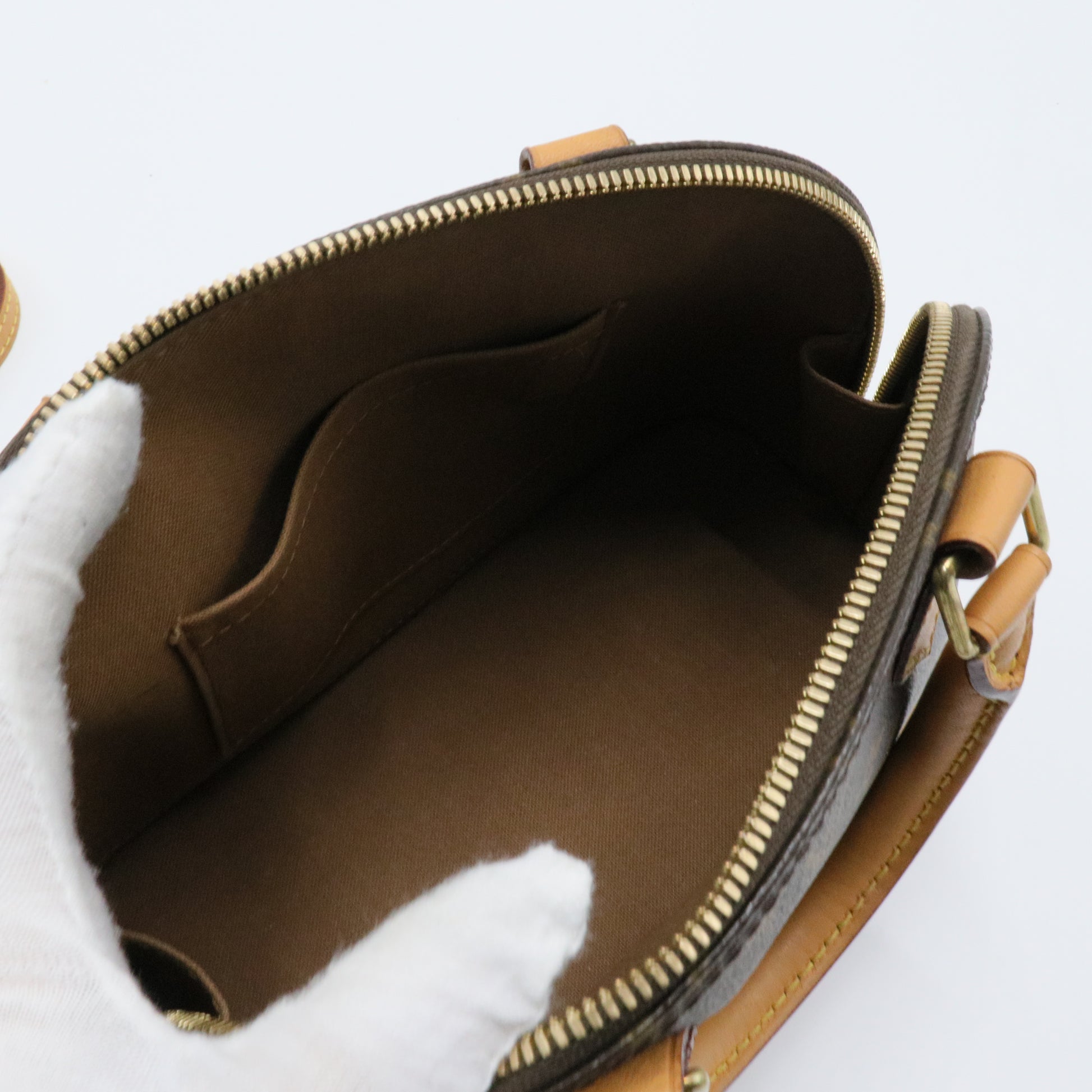 Alma Handbag Monogram Canvas BB