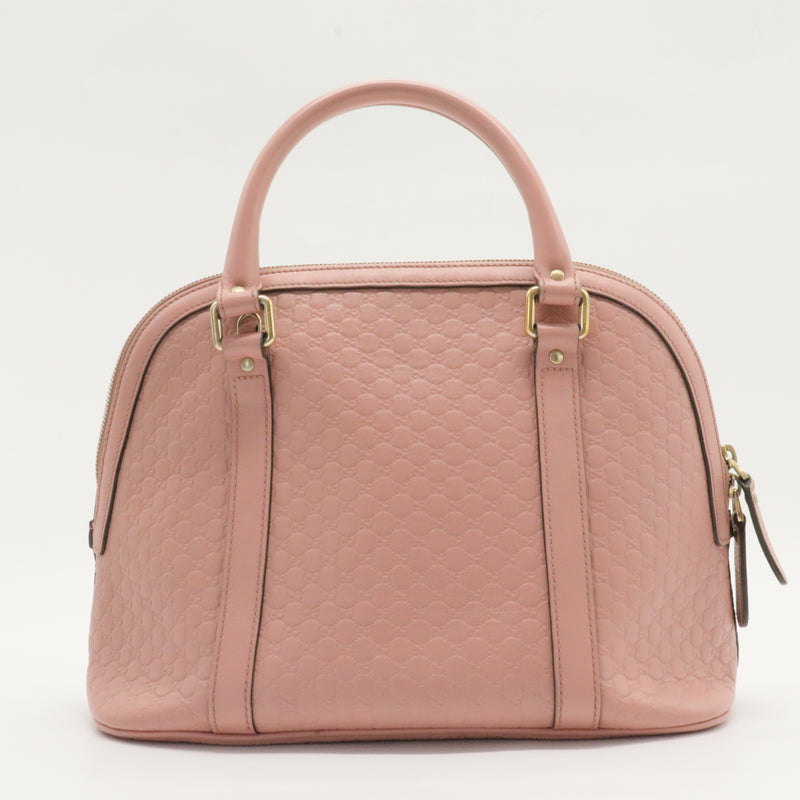 Dome Satchel Microguccissima Leather Medium