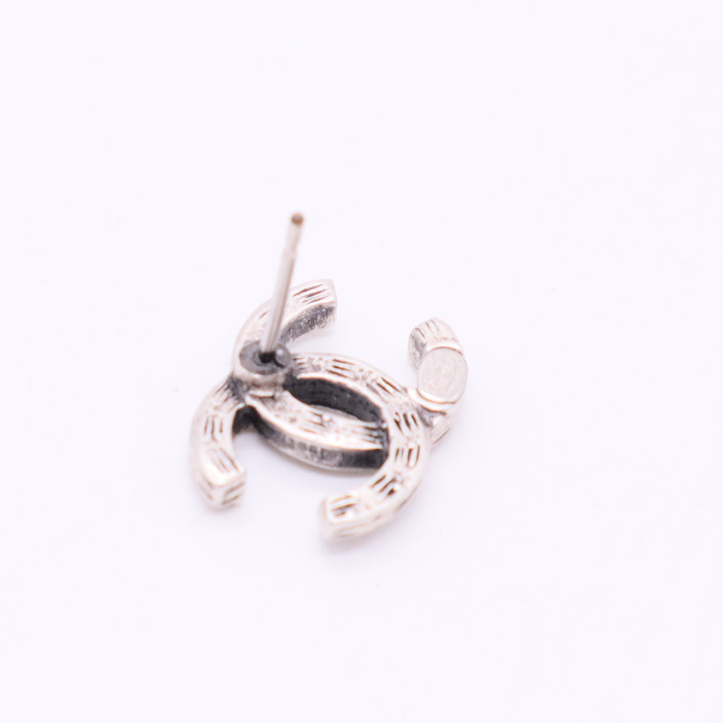 Ruthenium Crystal CC Earrings