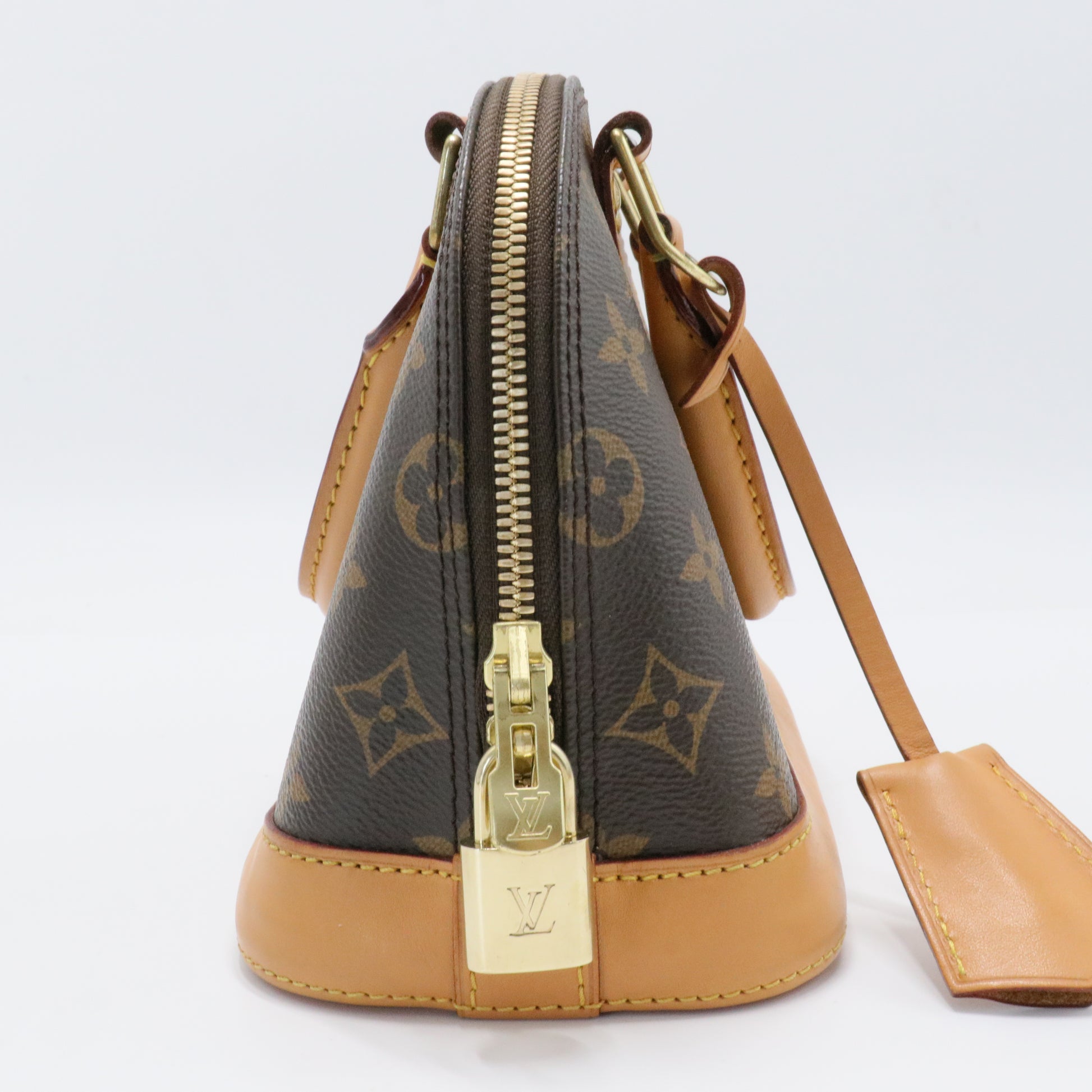 Alma Handbag Monogram Canvas BB