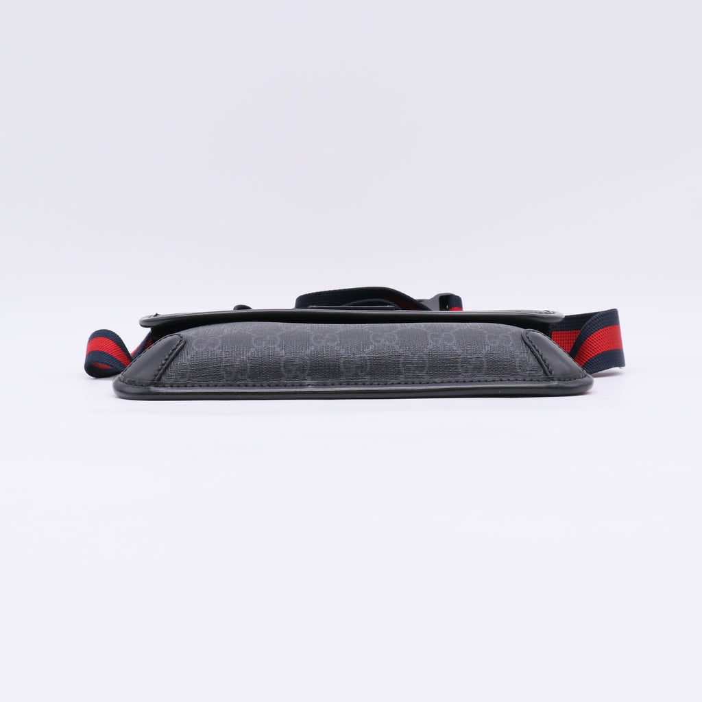Gucci GG Supreme Monogram Web Slim Belt Bag B23351