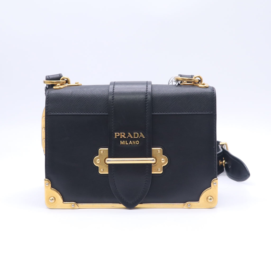 Prada City Calf Saffiano Cahier Shoulder Bag twins LDZ1042