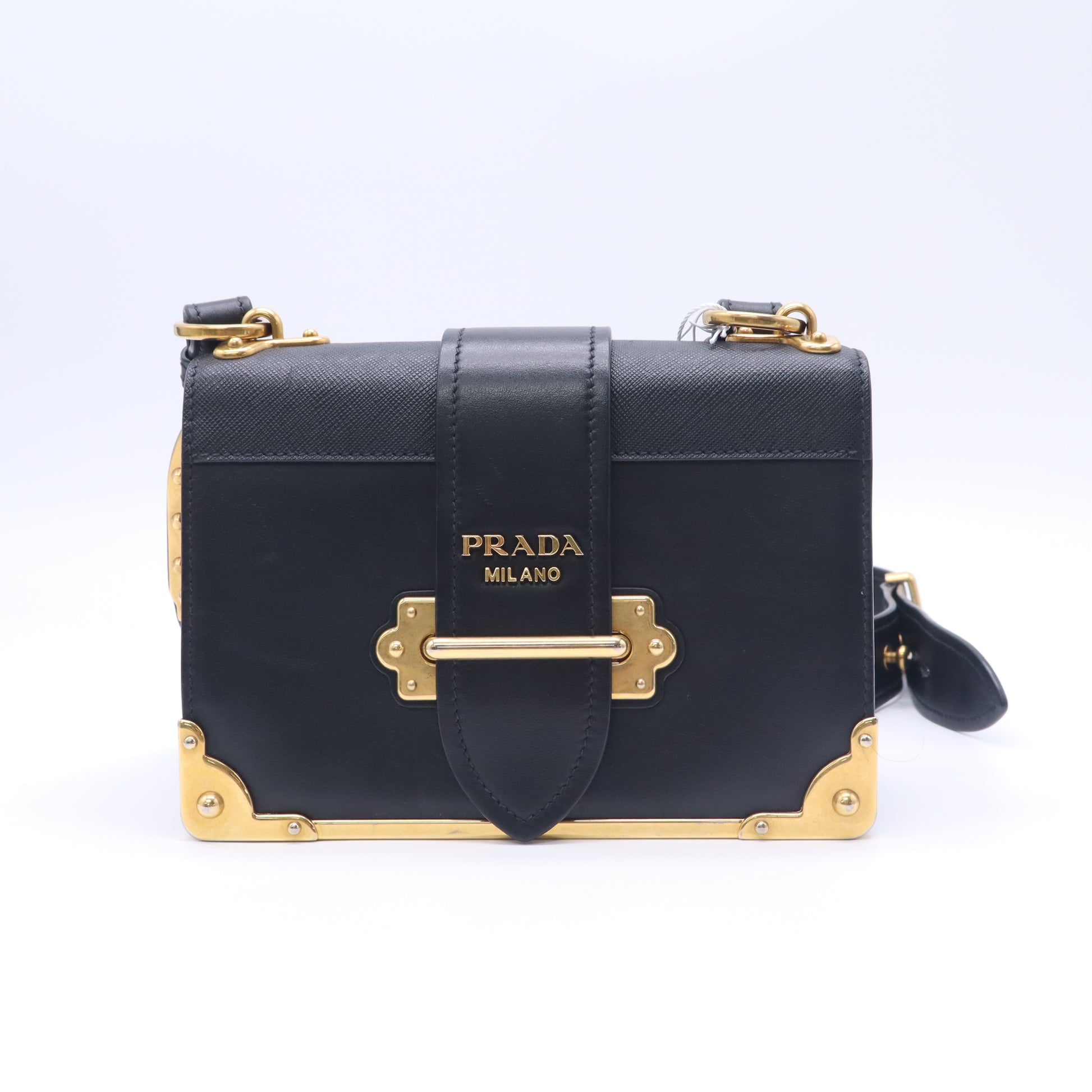 Prada City Calf Saffiano Cahier Shoulder Bag twins LDZ1042