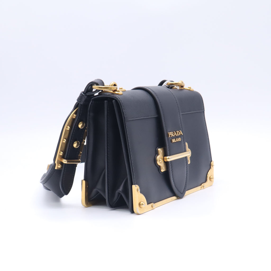 Prada City Calf Saffiano Cahier Shoulder Bag twins LDZ1042