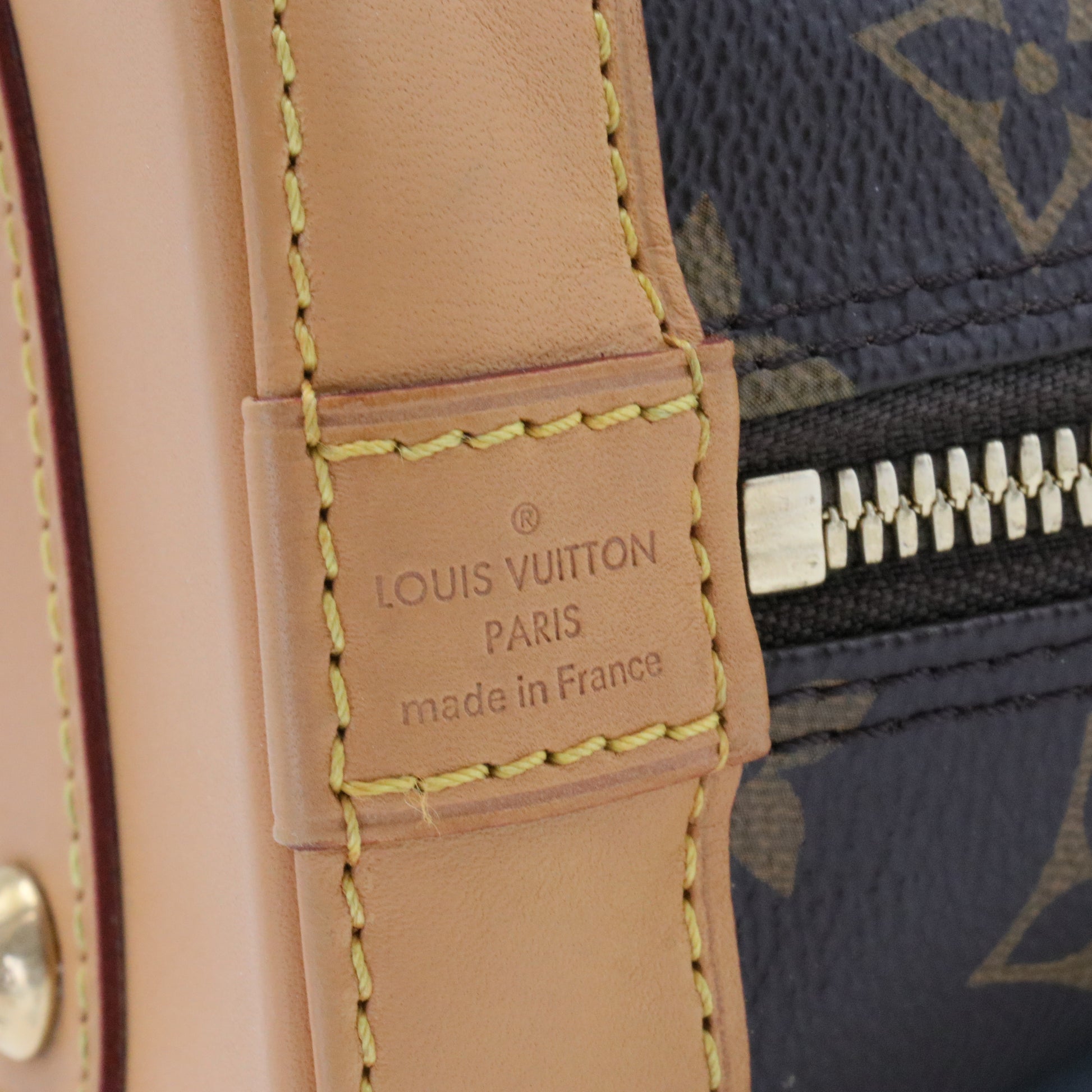 Alma Handbag Monogram Canvas BB