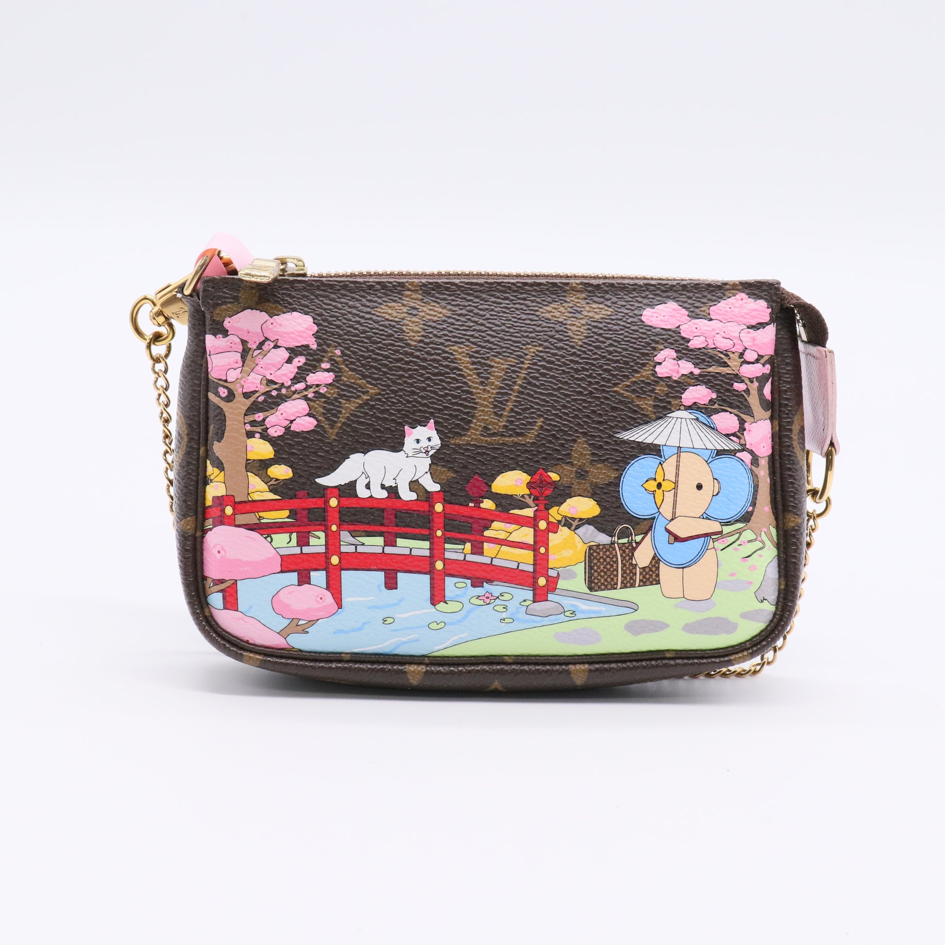 Pochette Accessoires Limited Edition Christmas Animation Monogram Canvas Mini Twins
