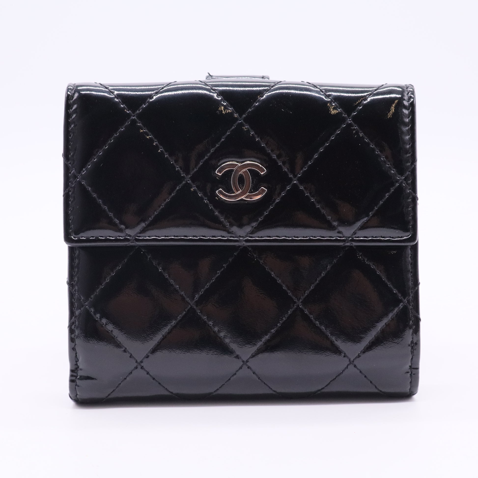Patent leather wallet