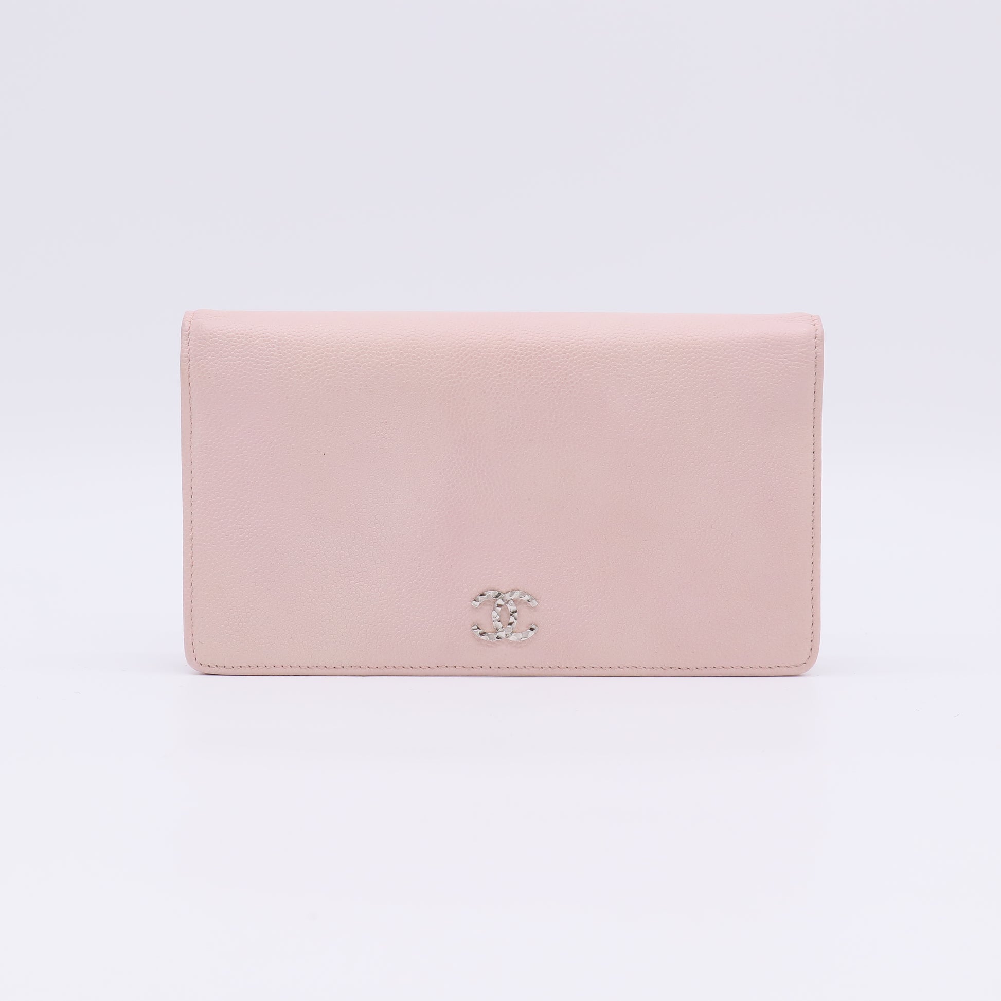 Pink Leather Brilliant L Yen Holder Wallet W22602