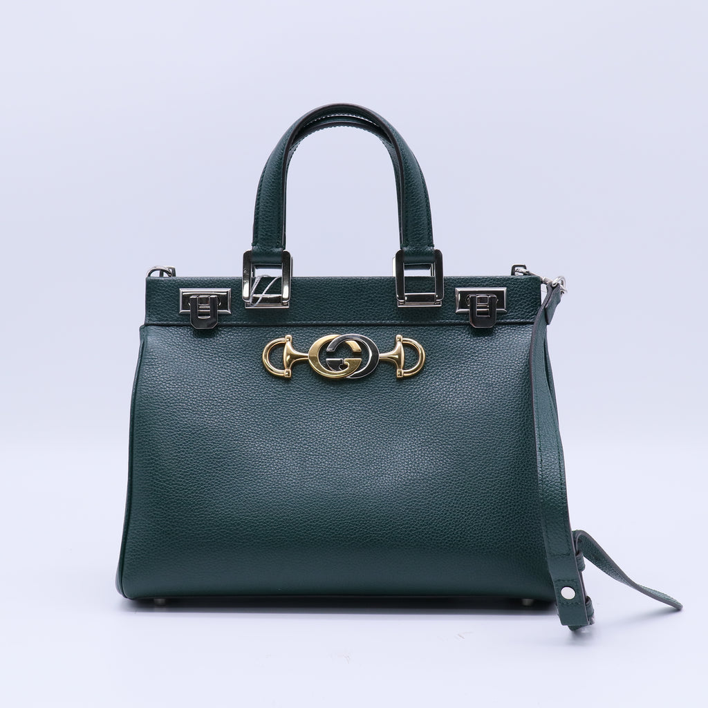 Zumi Top Handle Bag Leather Small Twins B21830