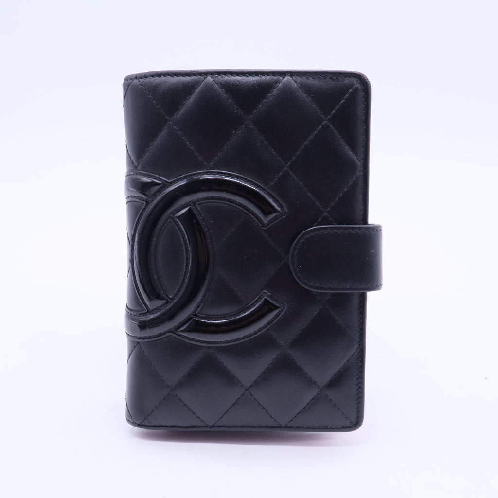 Cambon Zipped Pocket Wallet Quilted Lambskin Small W10326