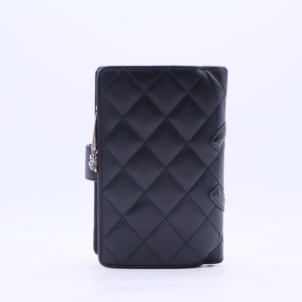 Cambon Zipped Pocket Wallet Quilted Lambskin Small W10326