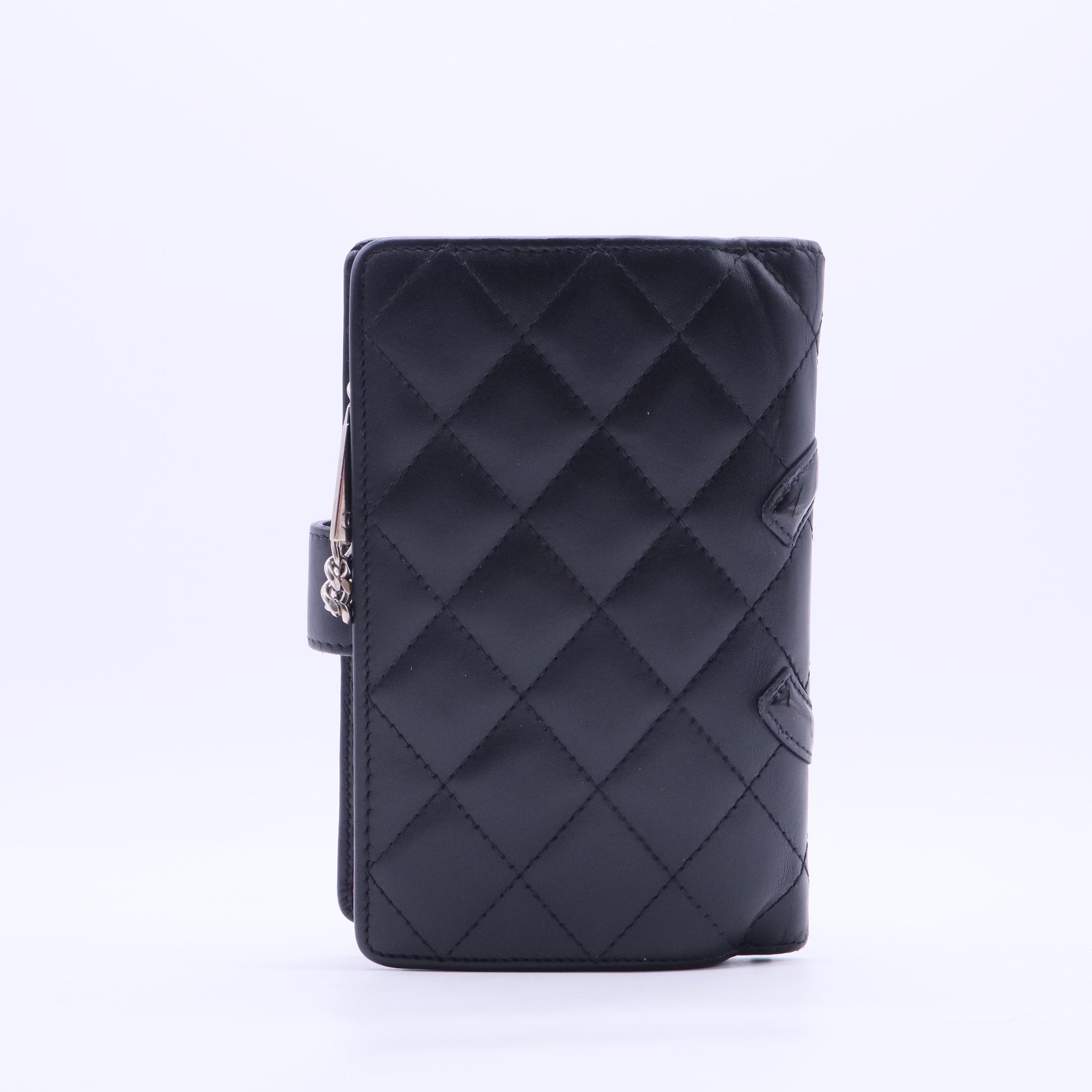 Cambon Zipped Pocket Wallet Quilted Lambskin Small W10326
