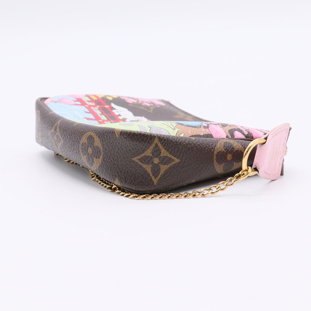 Pochette Accessoires Limited Edition Christmas Animation Monogram Canvas Mini Twins