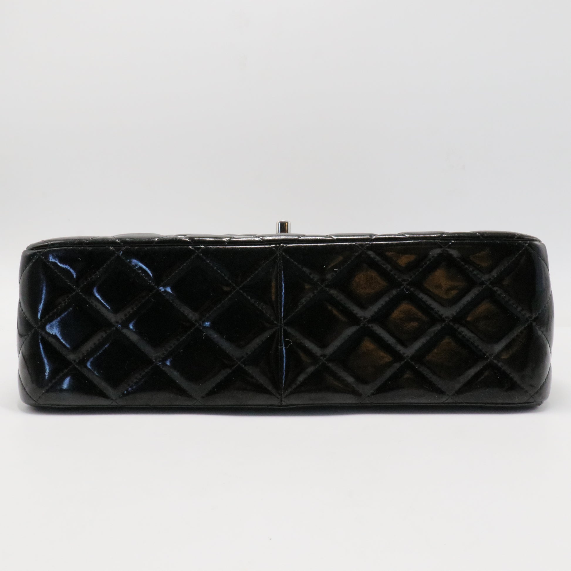 Classic Double Flap Bag Quilted Patent Jumbo