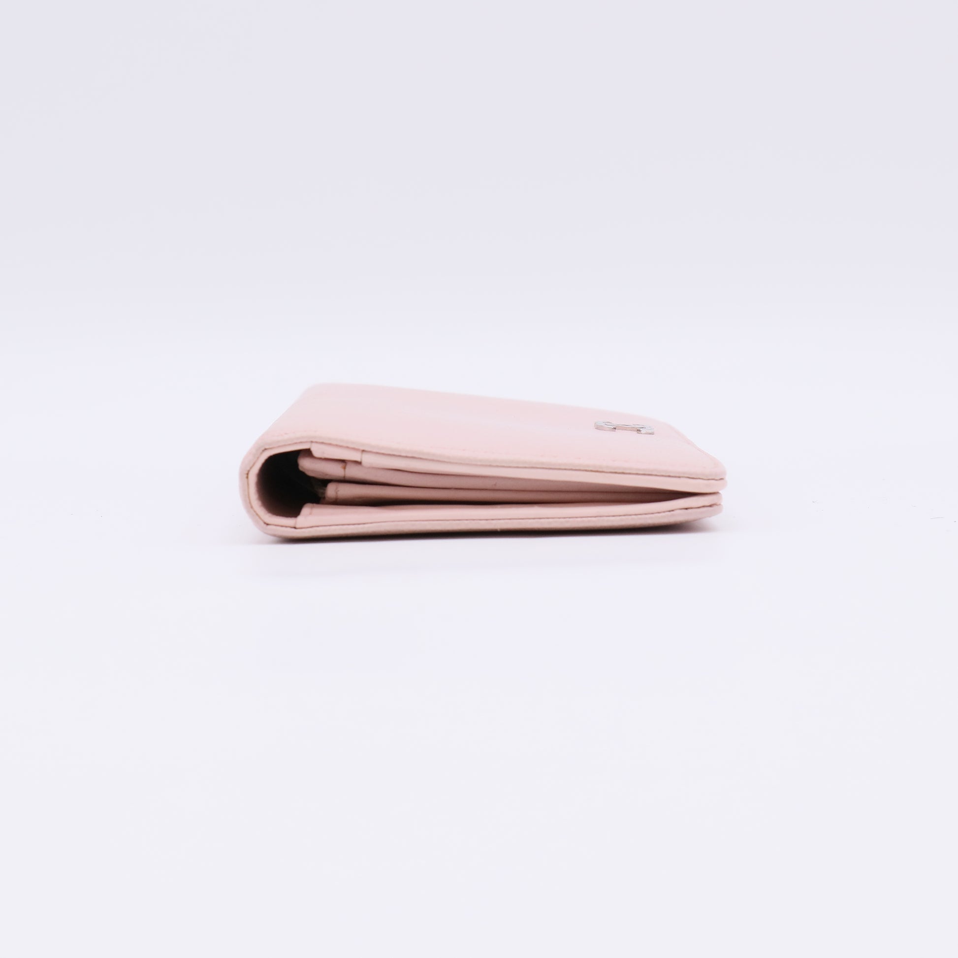 Pink Leather Brilliant L Yen Holder Wallet W22602