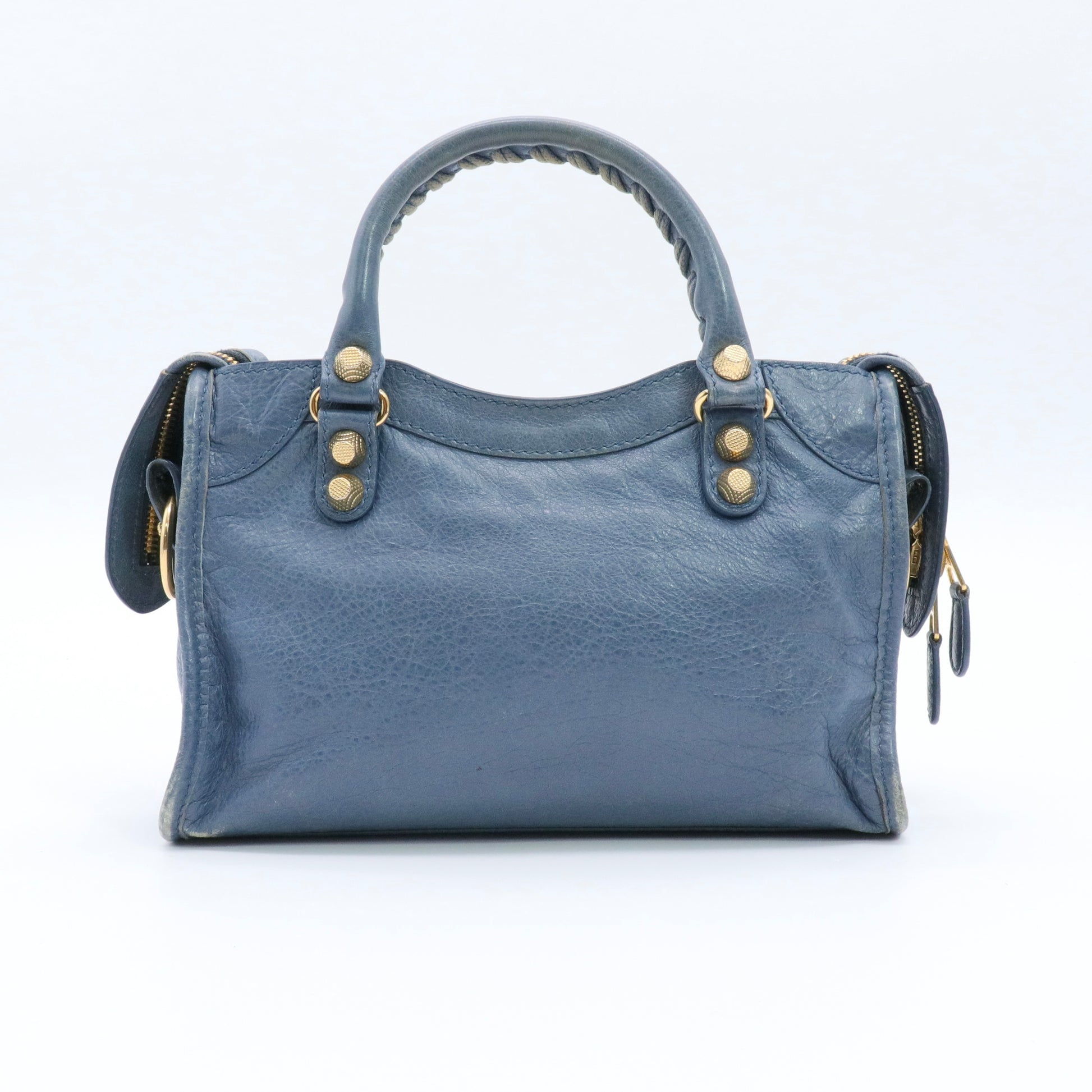 Leather Motocross Giant 21 City Bag  twins